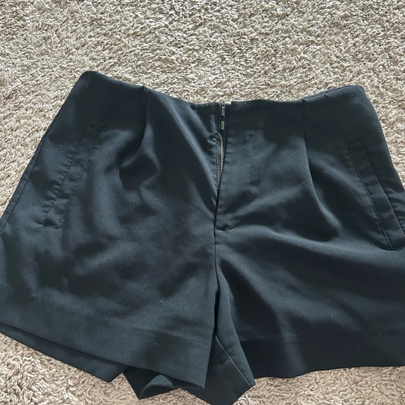 A New Day Black Tailored Shorts size 10 - Picture 1 of 4